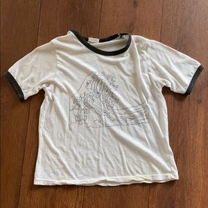 Vintage style wave shirt